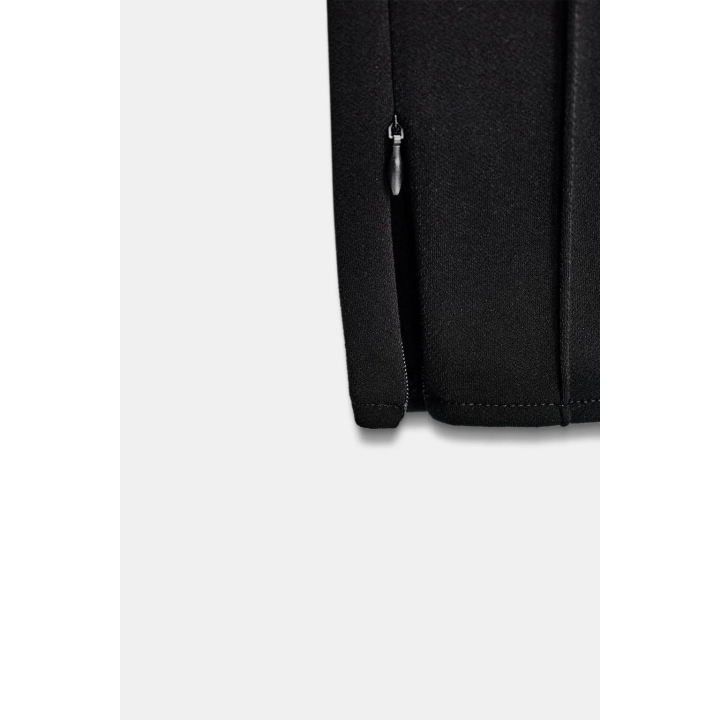 ЛЕГИНСЫ ИЗ КРЕПА С МОЛНИЕЙ