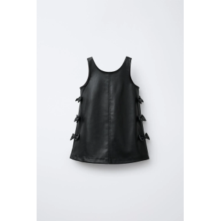 САРАФАН ПОД КОЖУ С ЗАВЯЗКАМИ