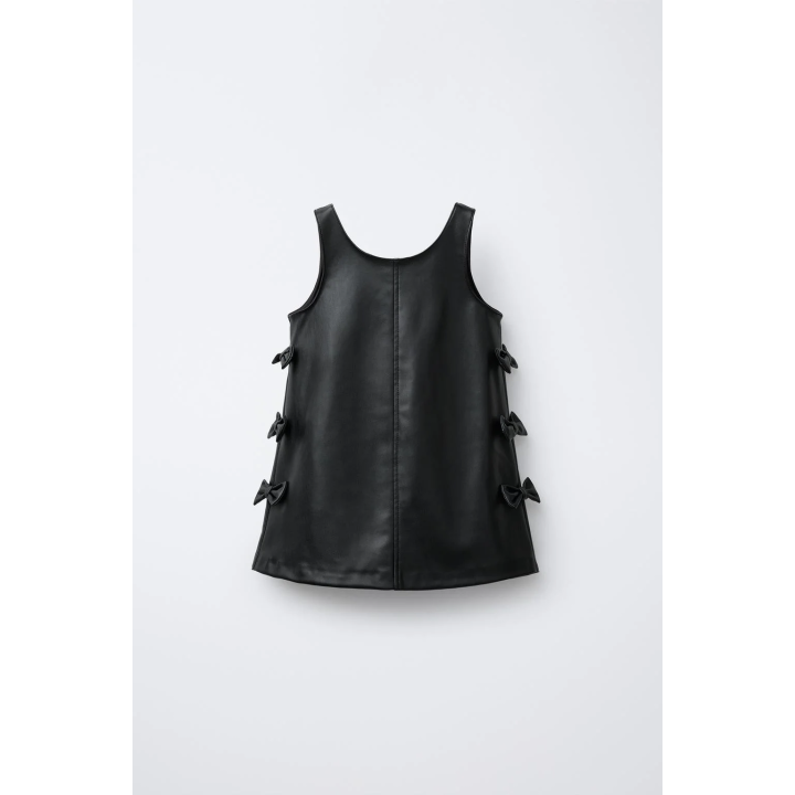 САРАФАН ПОД КОЖУ С ЗАВЯЗКАМИ