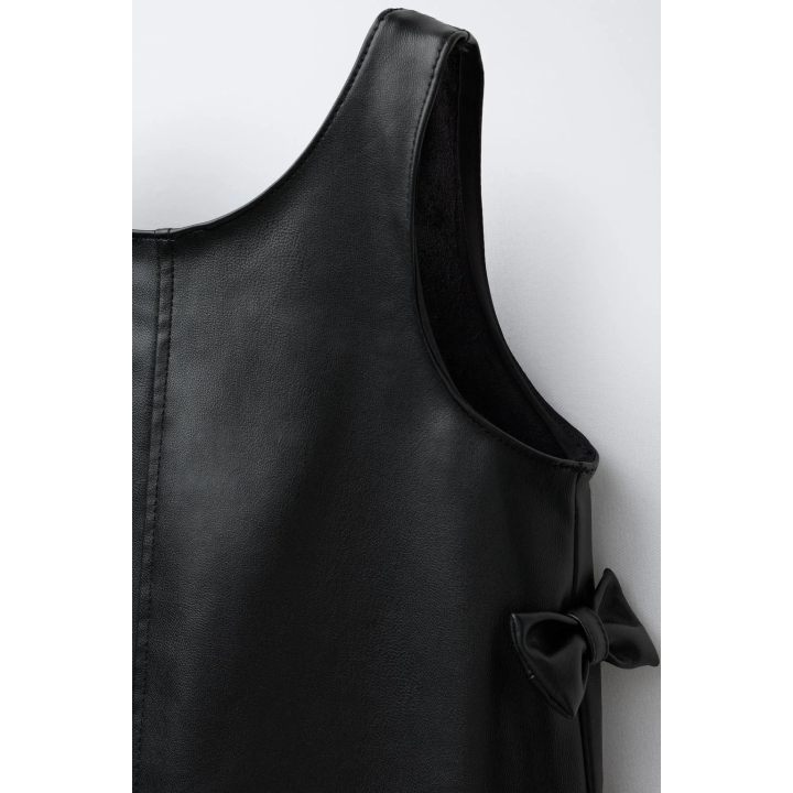 САРАФАН ПОД КОЖУ С ЗАВЯЗКАМИ