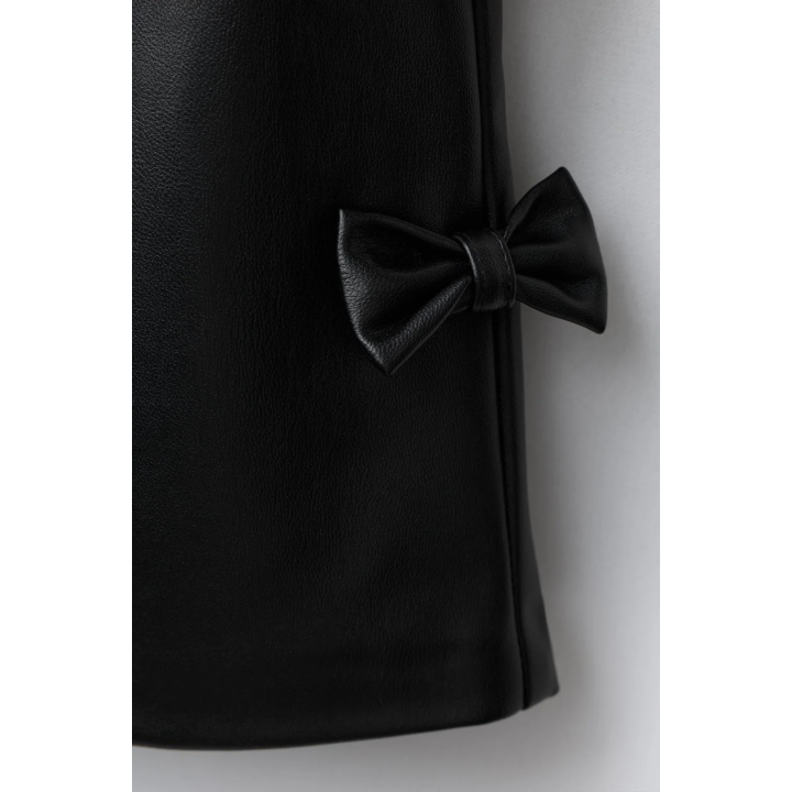 САРАФАН ПОД КОЖУ С ЗАВЯЗКАМИ