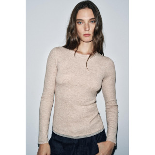 ФУТБОЛКА С ТЮЛЕВОЙ ОТДЕЛКОЙ