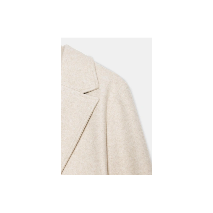 ПАЛЬТО ИЗ МЯГКОЙ ТКАНИ С КАПЮШОНОМ