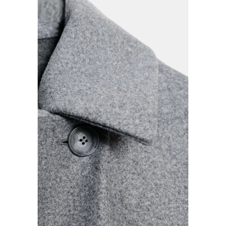 Пальто мягкое двубортное