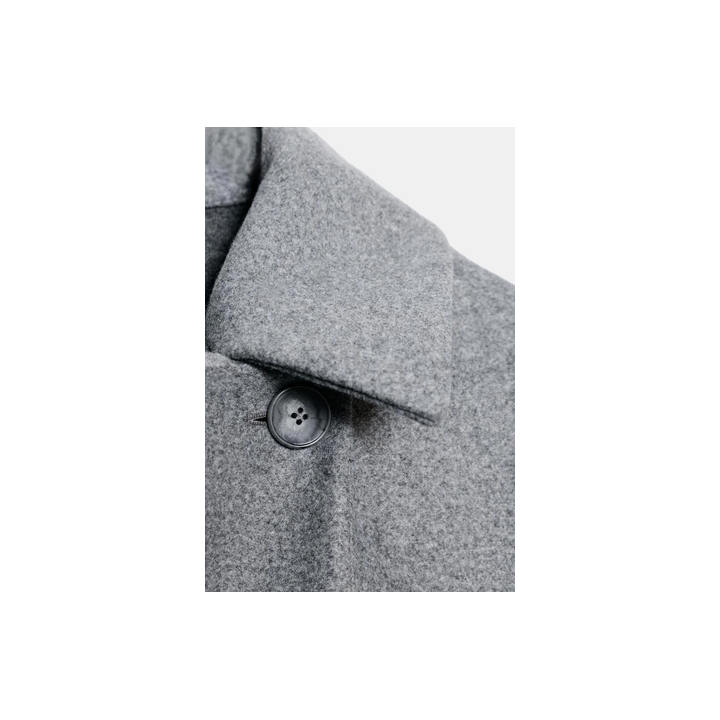 Пальто мягкое двубортное