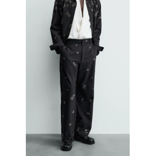 Брюки limited edition relaxed fit с пайетками