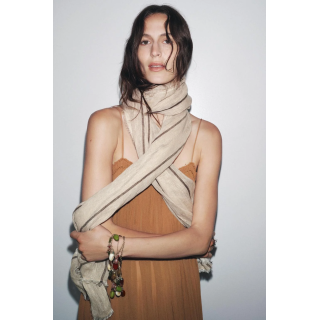 ЖАТОЕ ПЛАТЬЕ С ВЫШИВКОЙ — ZW COLLECTION