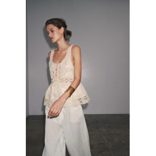 РОМАНТИЧНЫЙ ТОП С ВЫШИВКОЙ — ZW COLLECTION