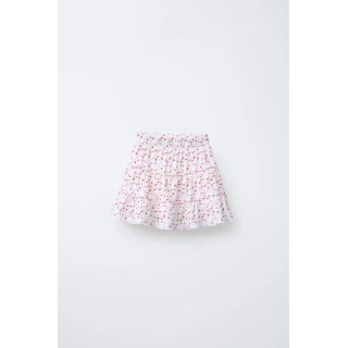 ЮБКА-ШОРТЫ ИЗ РЕЛЬЕФНОЙ ТКАНИ С ПРИНТОМ