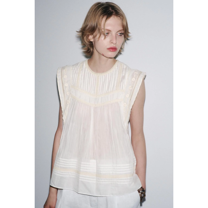 БЛУЗА С ВЫШИВКОЙ — ZW COLLECTION