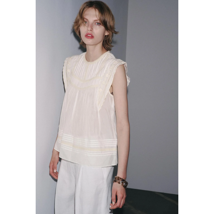 БЛУЗА С ВЫШИВКОЙ — ZW COLLECTION