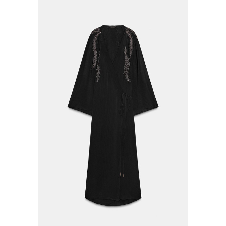 ПЛАТЬЕ С ВЫШИВКОЙ И БУСИНАМИ — ZW COLLECTION