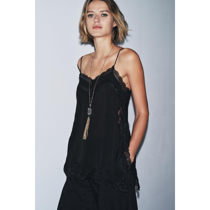 ТОП В БЕЛЬЕВОМ СТИЛЕ С КРУЖЕВОМ — ZW COLLECTION