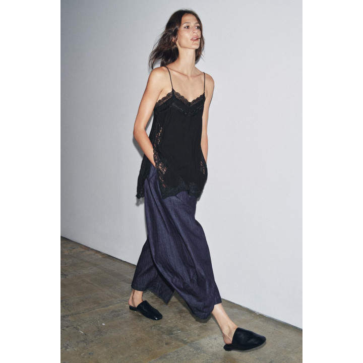 ТОП В БЕЛЬЕВОМ СТИЛЕ С КРУЖЕВОМ — ZW COLLECTION