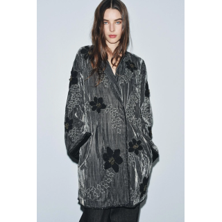 КИМОНО ИЗ ВЫШИТОГО БАРХАТА — ZW COLLECTION LIMITED EDITION