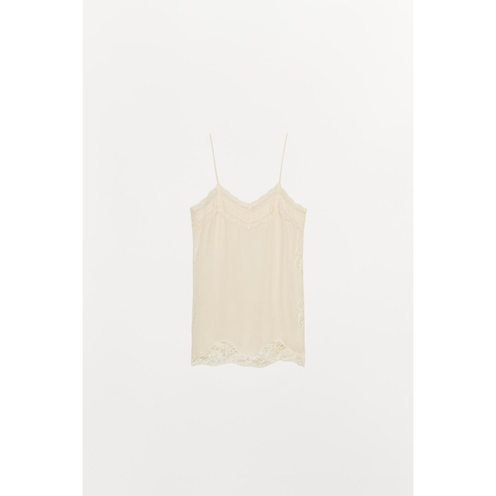 Топ-бюстье коллекции zw с кружевными обрезами