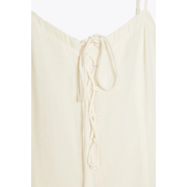 КОРОТКОЕ ПЛАТЬЕ ИЗ ГАЗА С ВОЛАНАМИ