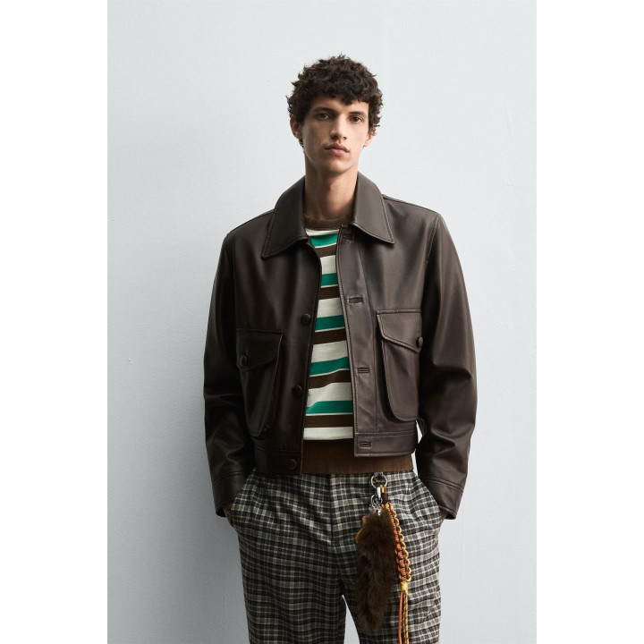 КОЖАНАЯ КУРТКА HARRY LAMBERT FOR ZARA X DISNEY