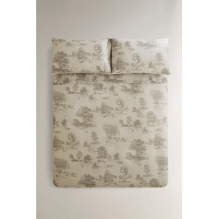 TOILE DE JOUY SATEEN DUVET COVER