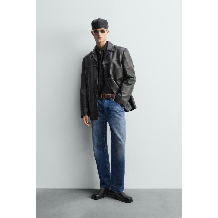 ДЖИНСЫ ПРЯМОГО КРОЯ ДЛИНОЙ ДО ЩИКОЛОТКИ - LIMITED EDITION