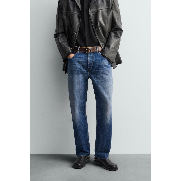 ДЖИНСЫ ПРЯМОГО КРОЯ ДЛИНОЙ ДО ЩИКОЛОТКИ - LIMITED EDITION