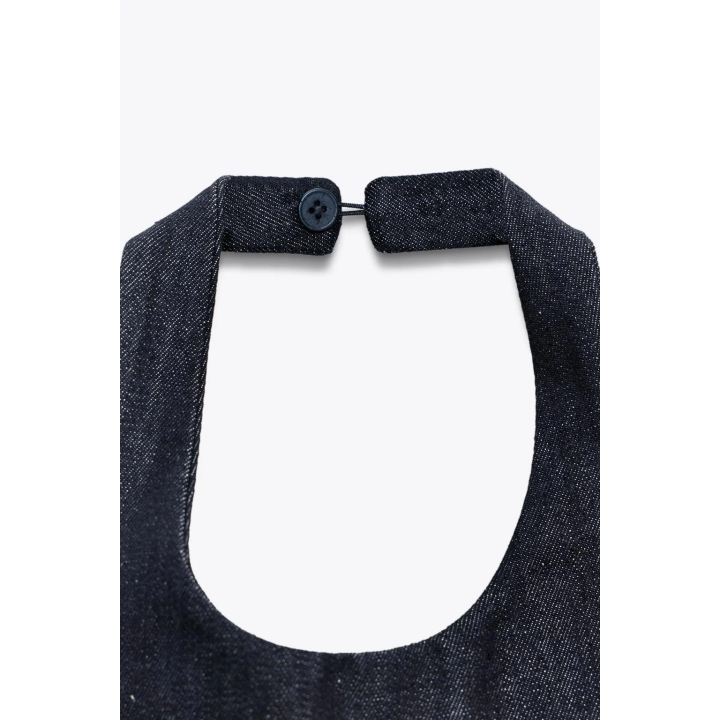 ДЖИНСОВЫЙ ТОП-ХАЛТЕР — ZW COLLECTION