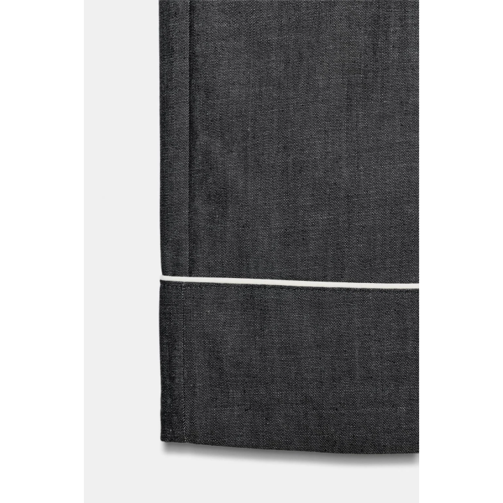 БРЮКИ С КОНТРАСТНОЙ ОКАНТОВКОЙ — ZW COLLECTION