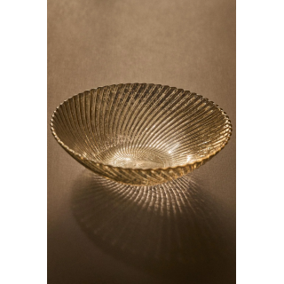 Блестящая стеклянная салатная чаша для рождества