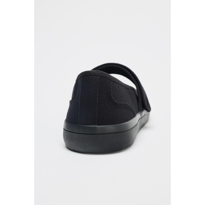 ТЕКСТИЛЬНЫЕ БАЛЕТКИ С РЕМЕШКОМ