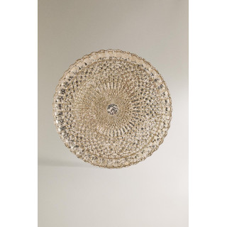 Текстурированный сервисный пластиковый рождественский плитный стол