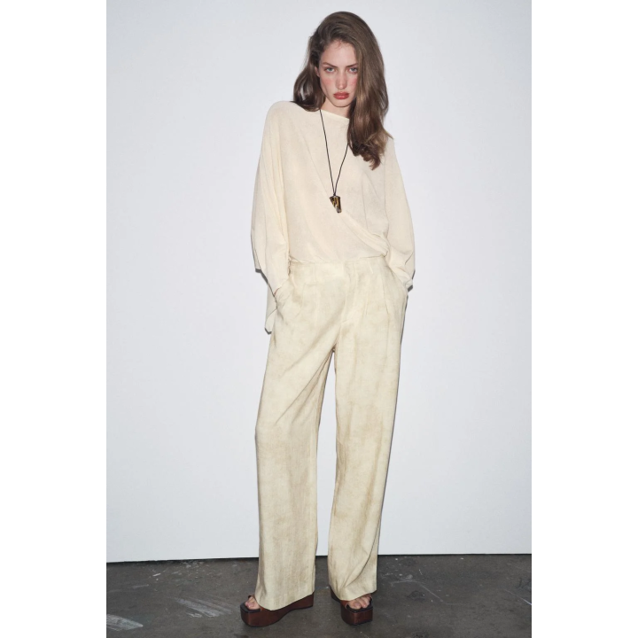 БРЮКИ С ЗАЩИПАМИ — ZW COLLECTION