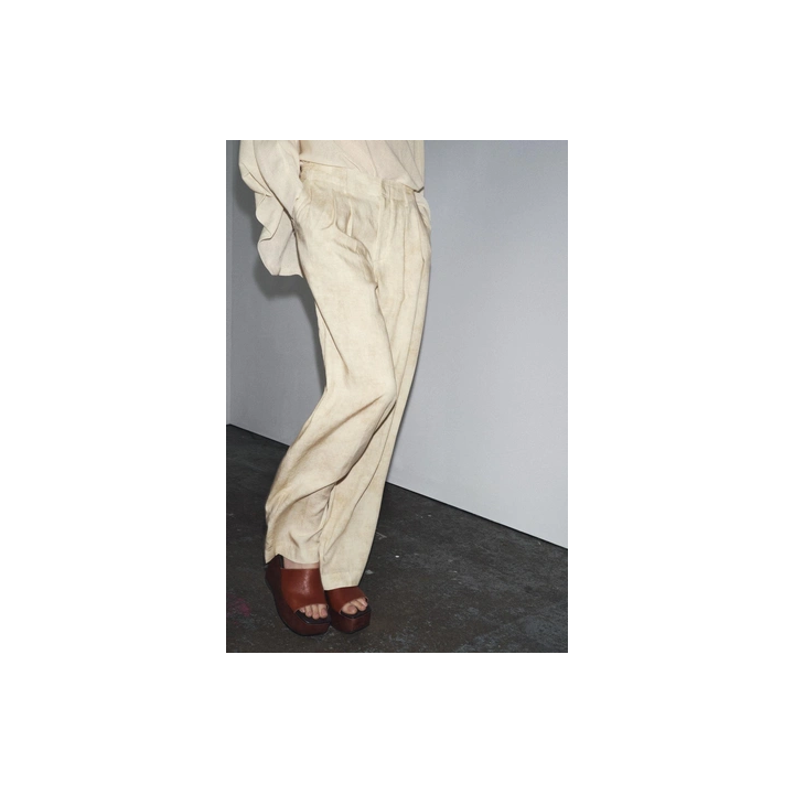 БРЮКИ С ЗАЩИПАМИ — ZW COLLECTION