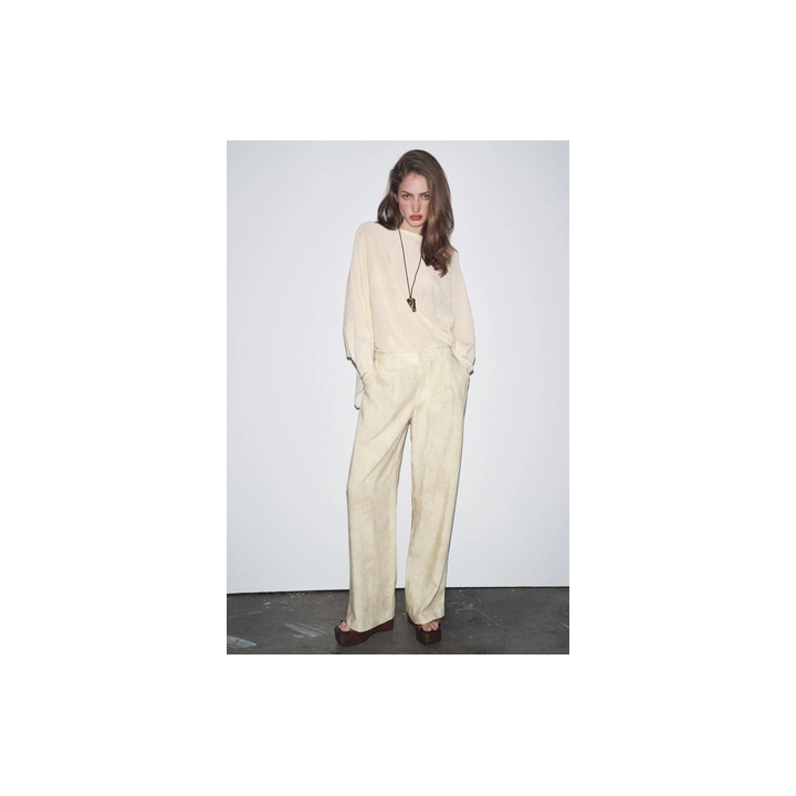 БРЮКИ С ЗАЩИПАМИ — ZW COLLECTION