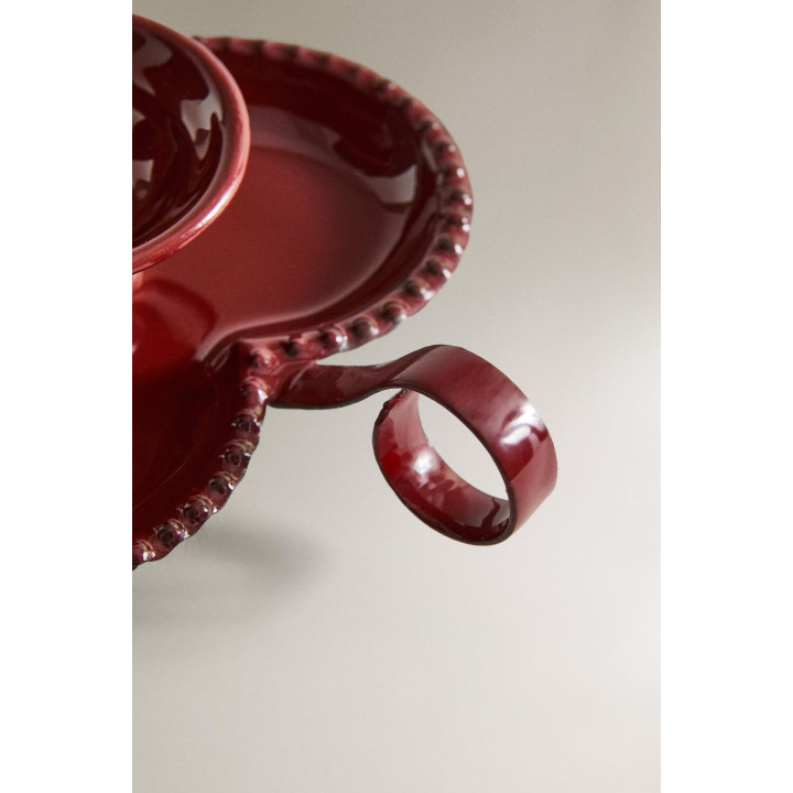 Железный подсвечник в форме сердца для рождества