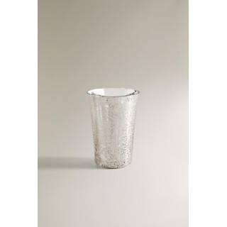 Стакан zara из ртутированного стекла рождества