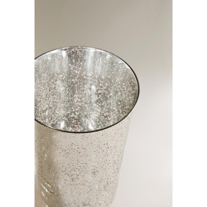 Стакан zara из ртутированного стекла рождества