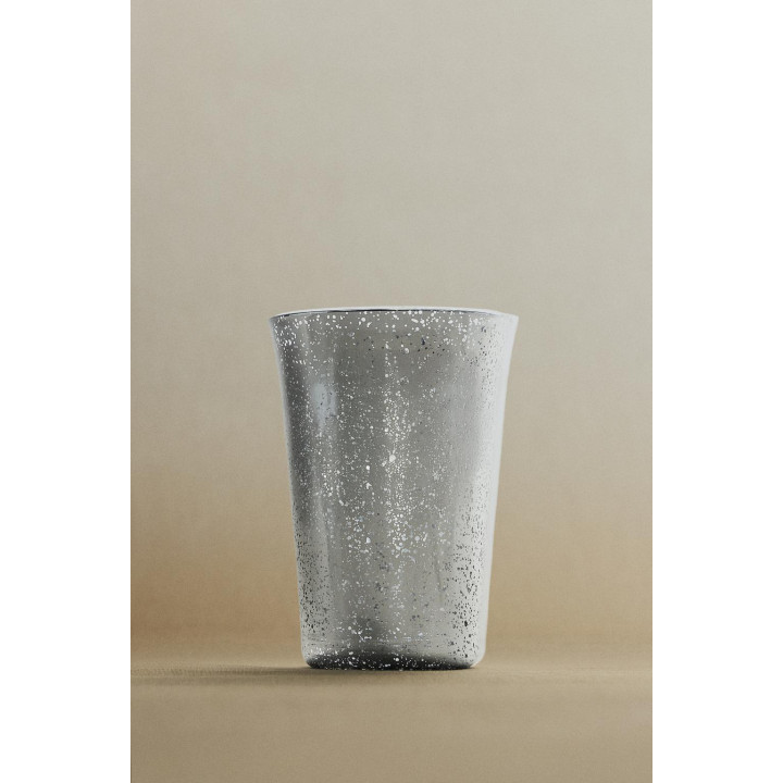 Стакан zara из ртутированного стекла рождества