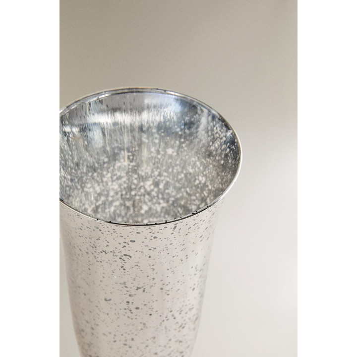 Рождественская фужерная бокал для шампанского с эффектом ртутного покрытия