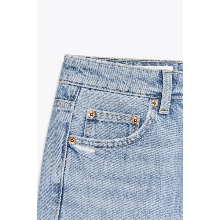 ДЖИНСОВЫЕ ШОРТЫ TRF СО СРЕДНЕЙ ПОСАДКОЙ