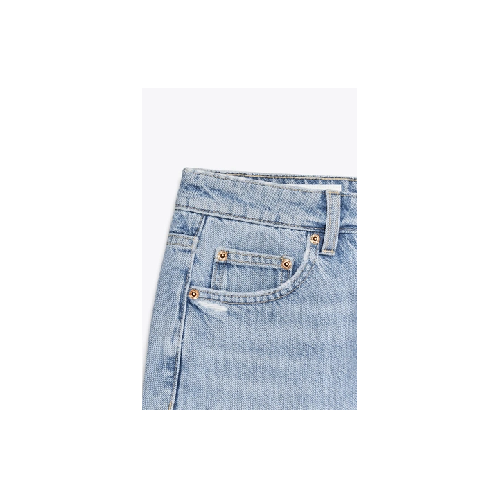 ДЖИНСОВЫЕ ШОРТЫ TRF СО СРЕДНЕЙ ПОСАДКОЙ