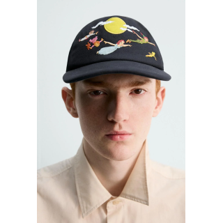 Джинсы-бермуды trf baggy с потертостями