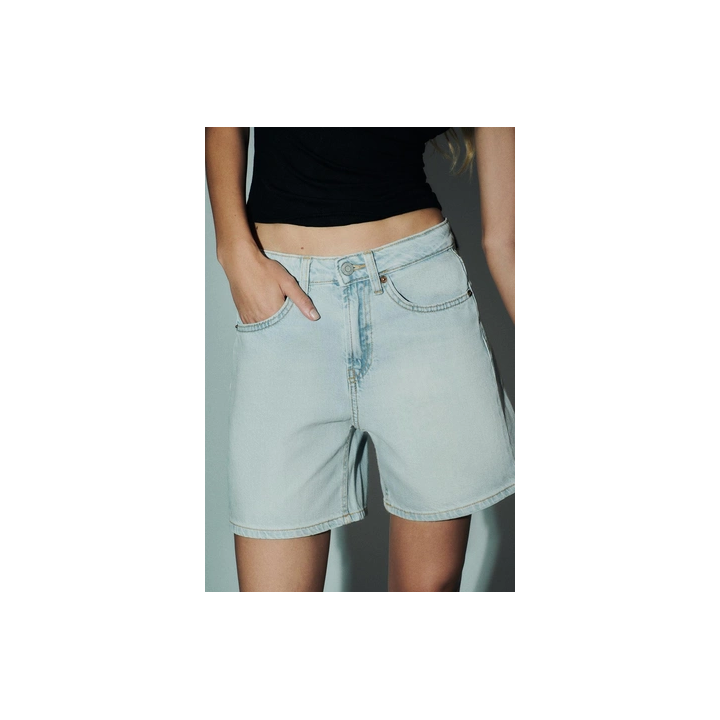 ДЖИНСОВЫЕ БЕРМУДЫ TRF СО СРЕДНЕЙ ПОСАДКОЙ