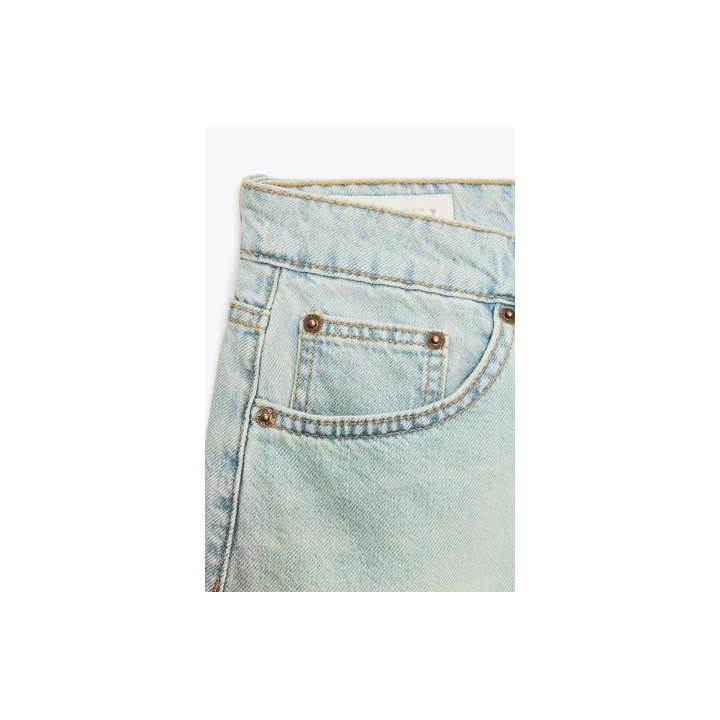 ДЖИНСОВЫЕ БЕРМУДЫ TRF СО СРЕДНЕЙ ПОСАДКОЙ