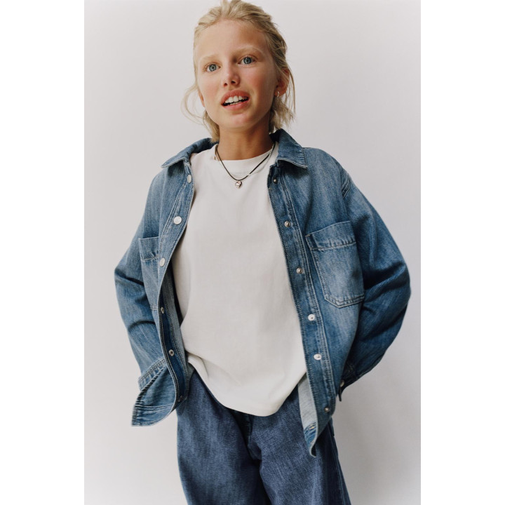 ДЖИНСОВАЯ КУРТКА-РУБАШКА