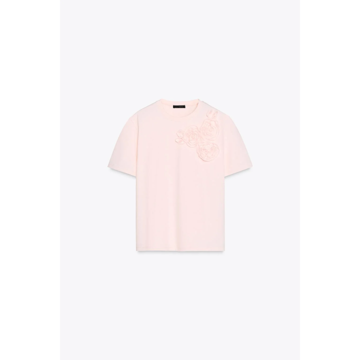 ФУТБОЛКА С ЦВЕТОЧНЫМ ПРИНТОМ