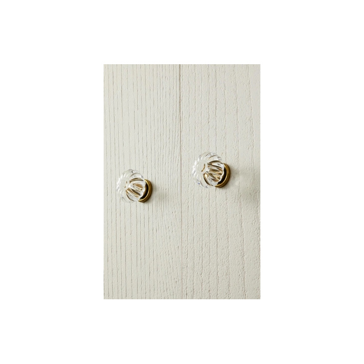 PACK OF ACRYLIC FLOWER DOOR KNOBS (PACK OF 2)