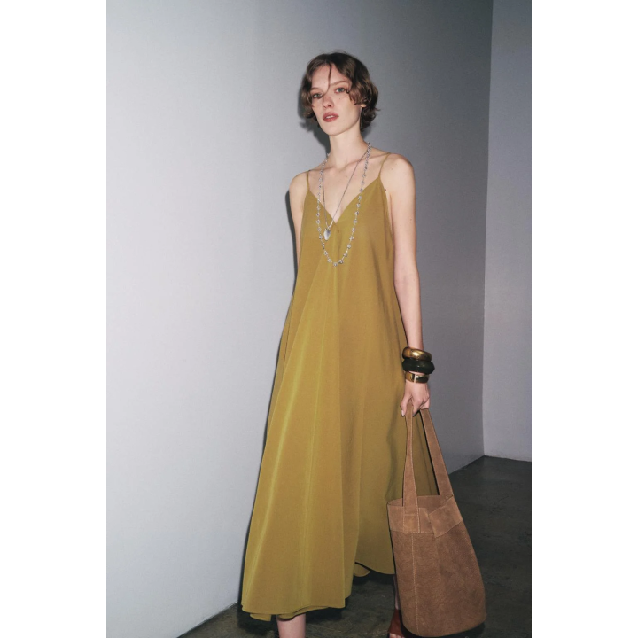 ПЛАТЬЕ МИДИ НА БРЕТЕЛЯХ — ZW COLLECTION