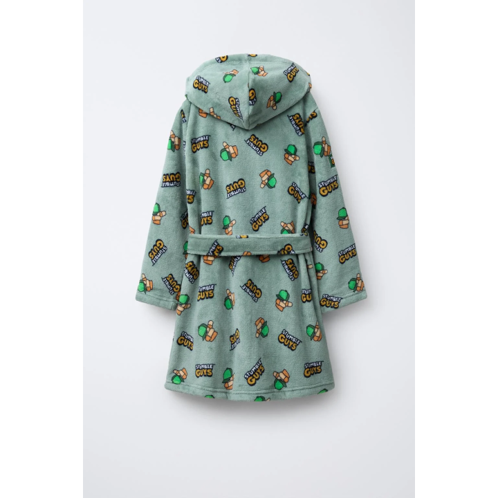 Халат ages 3-14 / stumble guys ™ © scopely из флиса