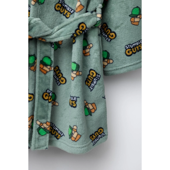 Халат ages 3-14 / stumble guys ™ © scopely из флиса