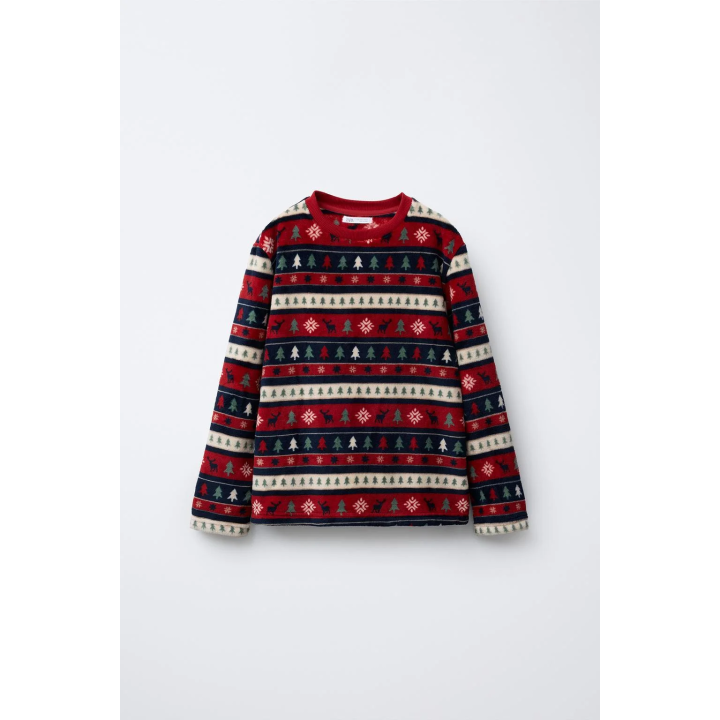 Пижама с деревом на мягкой ткани для возраста 6-14 лет